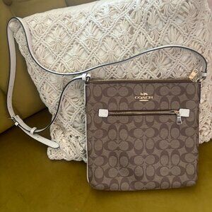 COPY - Coach Rowan File Bag In Signature Canvas